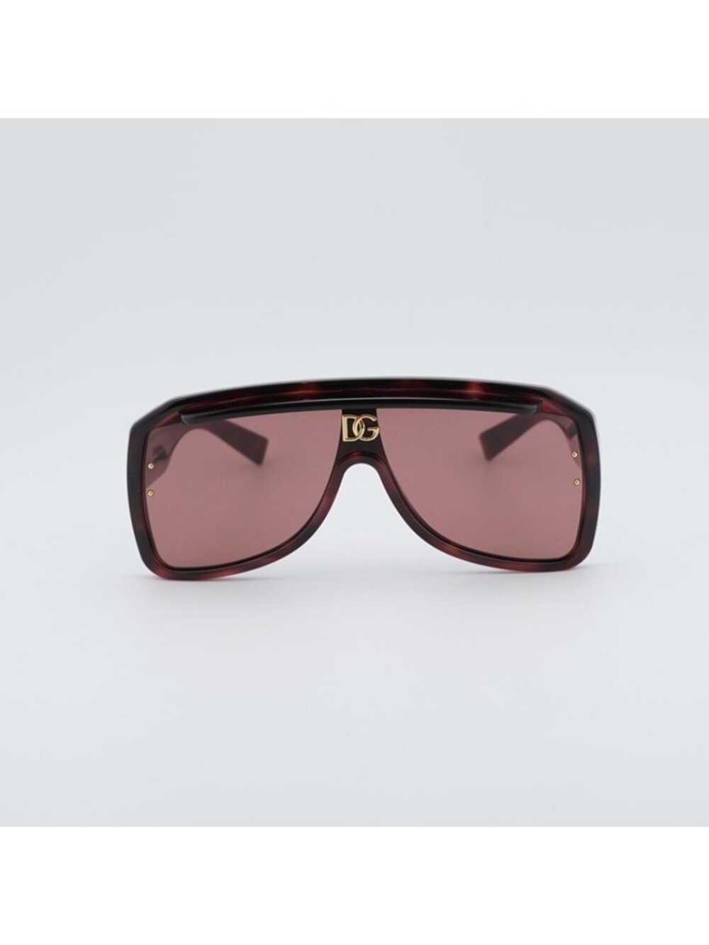 Dolce & Gabbana DG6205 347669 Sunglasses Havana Square Frame, Dark Violet Lenses - Picture 2 of 10